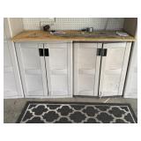 2 Suncast Storage Containers