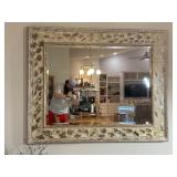Modern Silver Finish Large Wall Mirror