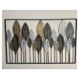 Metal Leaf Wall Art Sculpture