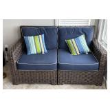 NorthCape All-Weather Wicker Outdoor Loveseat