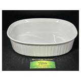 French white Corningware Dish