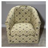 Stash Home Geometric Upholstered Barrel Chair