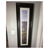 Tall Framed Abstract Contemporary Wall Art