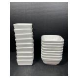 White ceramic Sauce bowls