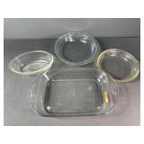 Glass bake Pans