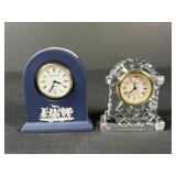 Wedgewood Clock and other Crystal Clock
