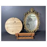 Vintage Mirror and More Decor