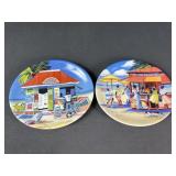 Shari Erickson beach Art Plates