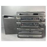 GPX Stereo System with Turntable & Dual Cassette