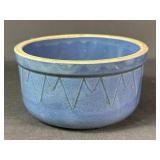 Ruckel's Pottery Sawtooth Stoneware Bowl