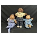 3 Cabbage Patch Dolls