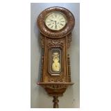Large Antique Regulator Chime Clock