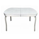 1950s Chrome Craft Style Table with Leaves