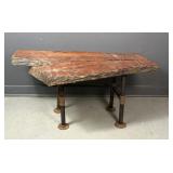 Live Edge Wood Top Table