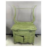Antique Style Green Wash Stand