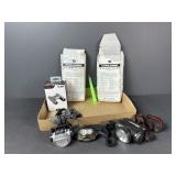 Tasco 12x25 Binoculars, Headlamps and Glowsticks