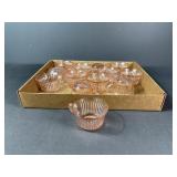Pink Depression Glass Cups
