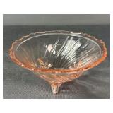 Pink Depression Glass Bowl