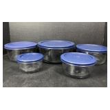 Anchor Hocking storage containers with lids