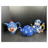 Holiday Tea Pots