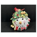 Snowman Head Cookie Jar