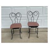 3' Vintage Wire chairs