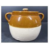 Stoneware bean pot