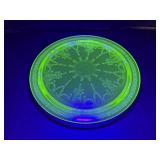 Uranium Glass Platter