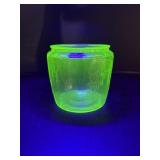 Uranium Glass Jar