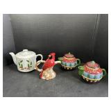 Christmas Tea Pots