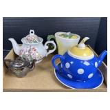Ceramic Novelty & Floral Teapots