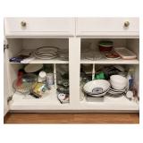 Cabinet of glassware and more