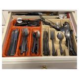 Mixed Vintage Flatware, Knives & Serving Utensils