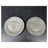Pewter Plates