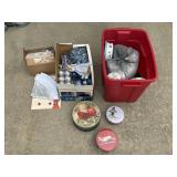 Christmas Tins and Decor