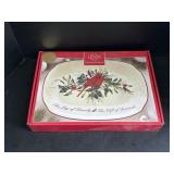 Lenox Holiday Cardinal Serving Plate