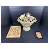 Wine Cork Decor, Stone Planter, and More