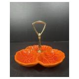 Haeger 3 section condiment tray