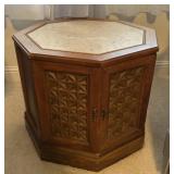 Vintage Hexagon Side Table