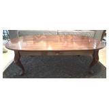 Queen Anne Style Mahogany Coffee Table