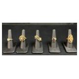 Rhinestone, Pearl & Gemstone Fashion Rings