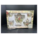 Lily Creek Winter Garden Tea Set