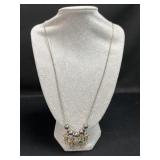Sterling Silver Family Birthstone Necklace