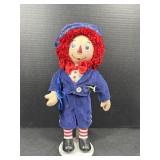 Raggedy Porcelain Doll