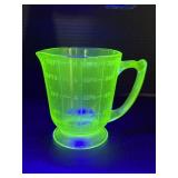 Uranium Glass Measuring Cup