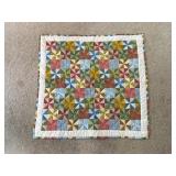 Vintage Pinwheel Patchwork Quilt