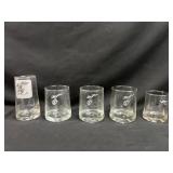 Hart clear glass finger cups