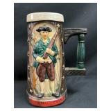 Vintage Napcoware Minuteman Figural Beer Stein