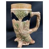 Vintage Made in Japan Figural Tree Trunk Mug