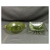 Green Glass Bowls